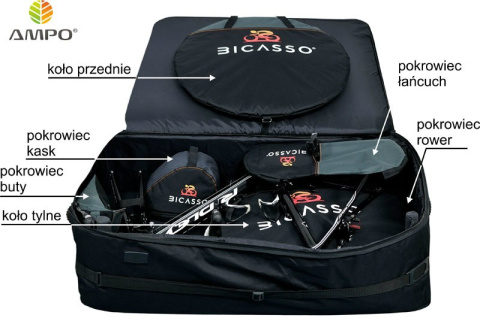 Torba na rower szosowy BICASSO Torba na rower szosowy BICASSO