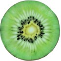 Poduszka na krzesło okrągłe DALIA II wzór KIWI (widok od góry) Poduszka na krzesło okrągłe DALIA II wzór KIWI (widok od góry)